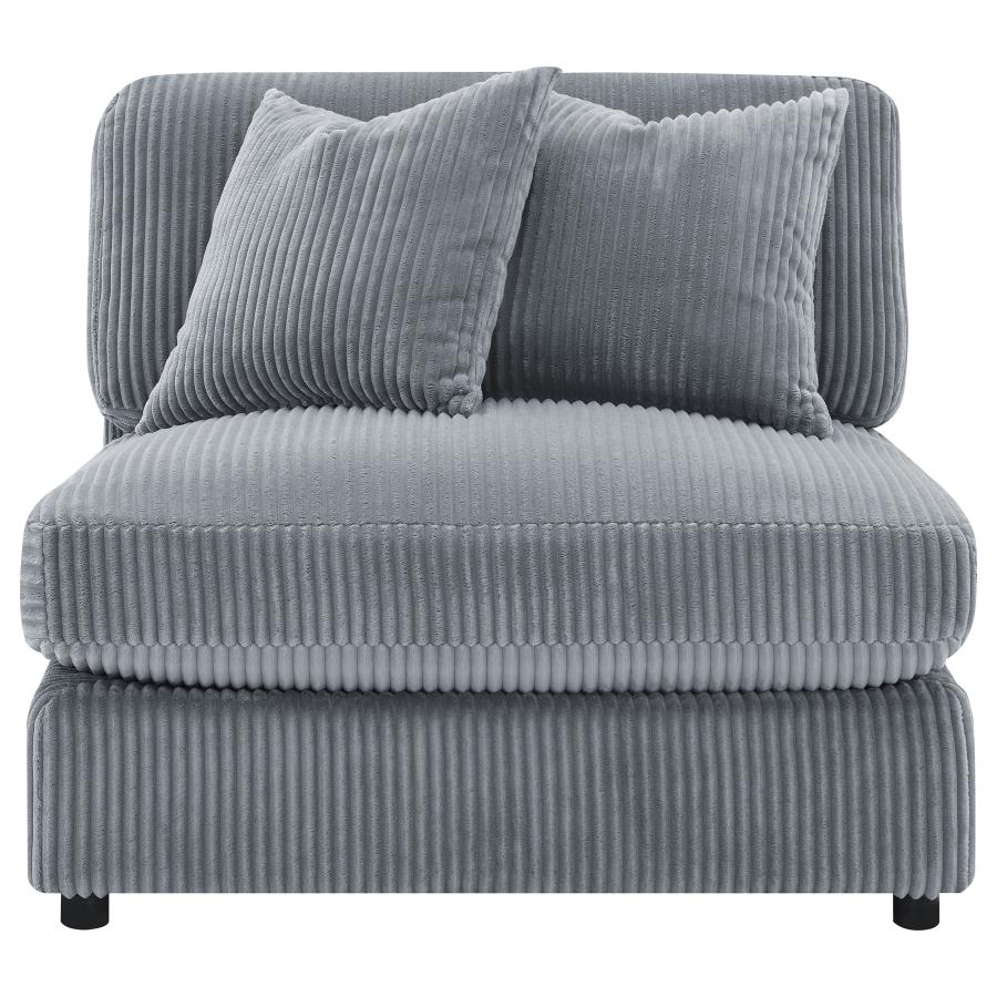 Blaine Upholstered Reversible Chaise Sectional Sofa Fog - 509900-SET