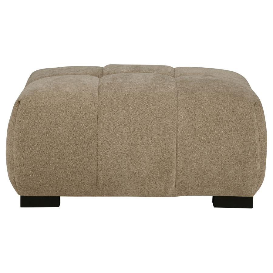 Octavia Upholstered Rectangular Ottoman Camel - 509964