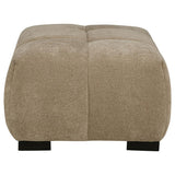 Octavia Upholstered Rectangular Ottoman Camel - 509964
