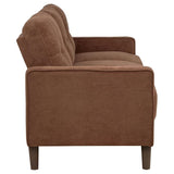 Bowen II Fabric Upholstered Track Arm Sofa Rust - 509971