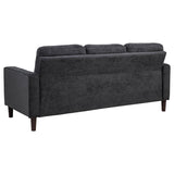 Bowen II 2-piece Upholstered Track Arm Sofa Set Steel Grey - 509981-S2