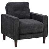 Bowen II 3-piece Upholstered Track Arm Sofa Set Steel Grey - 509981-S3