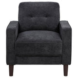 Bowen II 3-piece Upholstered Track Arm Sofa Set Steel Grey - 509981-S3