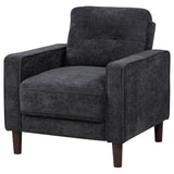 Bowen II Fabric Upholstered Track Arm Chair Steel Grey - 509983