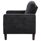 Bowen II Fabric Upholstered Track Arm Chair Steel Grey - 509983