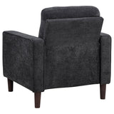 Bowen II Fabric Upholstered Track Arm Chair Steel Grey - 509983
