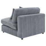 Blaine Upholstered Armless Chair Fog - 509997