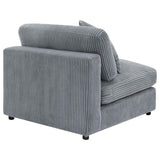 Blaine Upholstered Armless Chair Fog - 509997