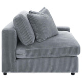 Blaine Upholstered Armless Chair Fog - 509997