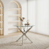 Round Dining, Kitchen Table For Dining Room - Chrome