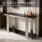 Console Table With Double Tier Storage