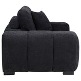 Octavia Upholstered Track Arm Accent Chair Black - 511063