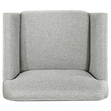 Vaughn 3-piece Fabric Upholstered Flared Arm Sofa Set Grey - 511071-S3