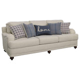 Glenn 2-piece Upholstered Sofa Set Light Grey and Blue - 511091-S2