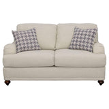 Glenn 2-piece Upholstered Sofa Set Light Grey and Blue - 511091-S2