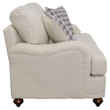 Glenn 2-piece Upholstered Sofa Set Light Grey and Blue - 511091-S2