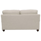 Glenn 2-piece Upholstered Sofa Set Light Grey and Blue - 511091-S2