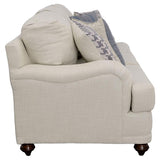 Glenn 3-piece Upholstered Sofa Set Light Grey and Blue - 511091-S3