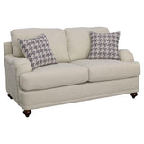 Glenn 3-piece Upholstered Sofa Set Light Grey and Blue - 511091-S3
