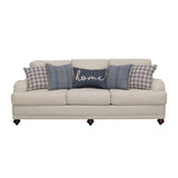 Glenn Upholstered English Arm Sofa Light Grey and Blue - 511091