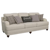 Glenn 2-piece Upholstered Sofa Set Light Grey and Grey - 511094-S2