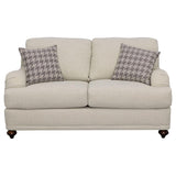 Glenn 2-piece Upholstered Sofa Set Light Grey and Grey - 511094-S2