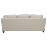 Glenn Upholstered English Arm Sofa Light Grey and Grey - 511094