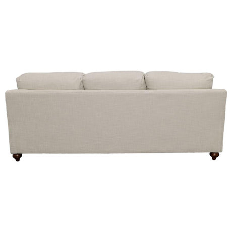 Glenn Upholstered English Arm Sofa Light Grey and Grey - 511094