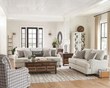 Glenn Upholstered English Arm Loveseat Light Grey and Grey - 511095