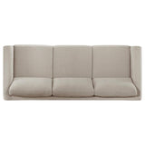 Islington 2-piece Upholstered Panel Arm Sofa Set Taupe - 511101-S2
