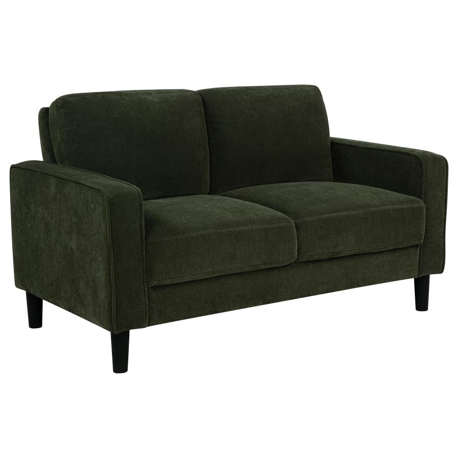 Ruth 3-piece Fabric Upholstered Track Arm Sofa Matcha Green - 511214-S3
