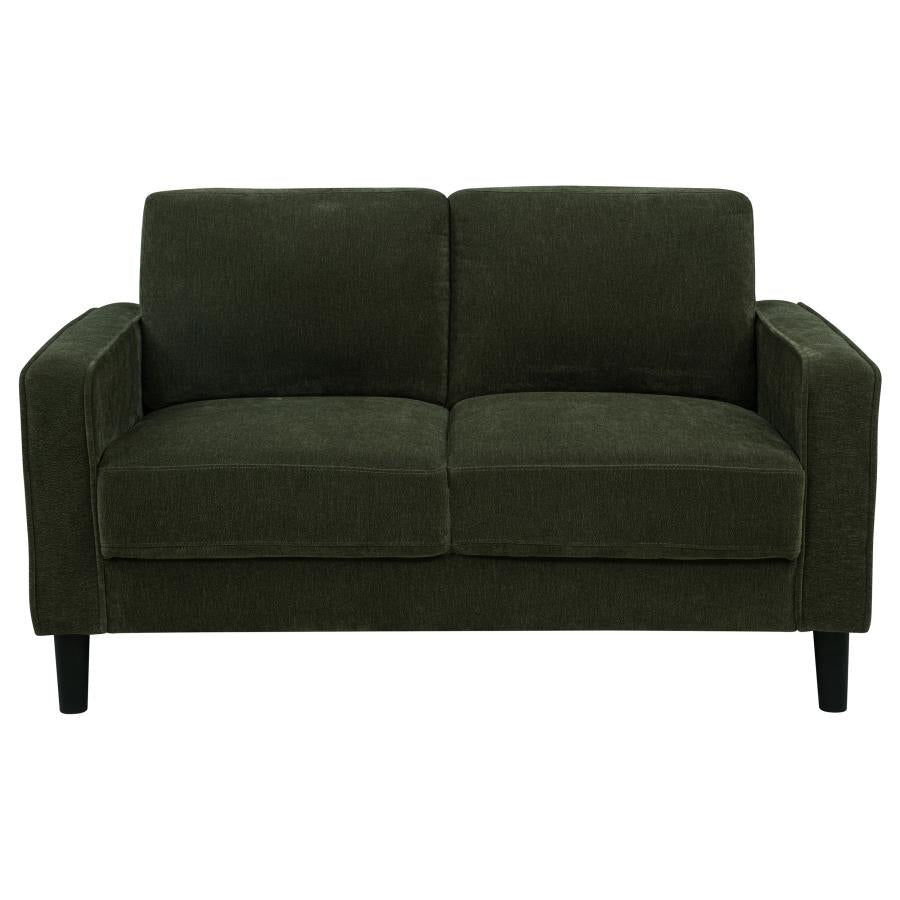 Ruth 3-piece Fabric Upholstered Track Arm Sofa Matcha Green - 511214-S3