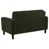 Ruth 3-piece Fabric Upholstered Track Arm Sofa Matcha Green - 511214-S3