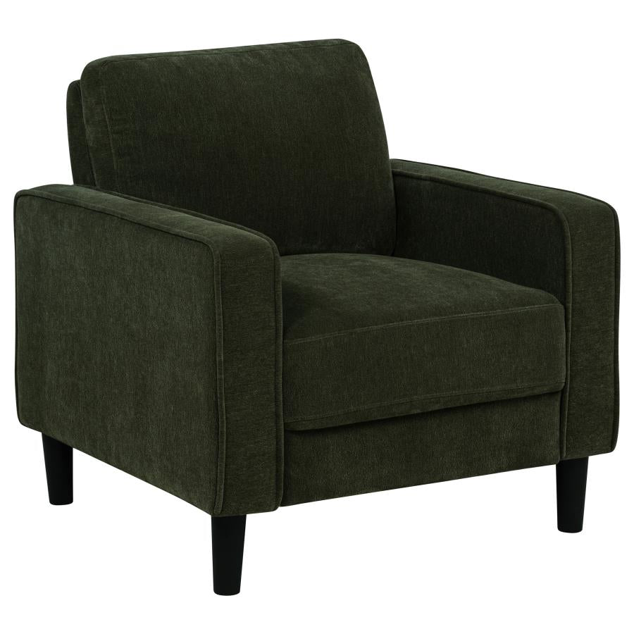 Ruth 3-piece Fabric Upholstered Track Arm Sofa Matcha Green - 511214-S3