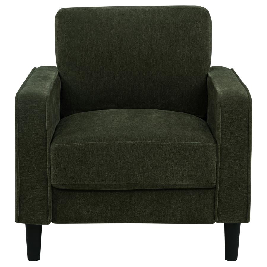 Ruth 3-piece Fabric Upholstered Track Arm Sofa Matcha Green - 511214-S3