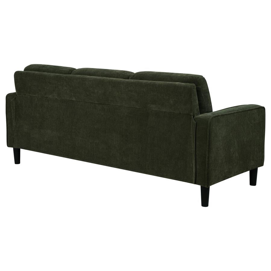 Ruth 77-inch Fabric Upholstered Track Arm Sofa Matcha Green - 511214