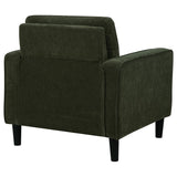 Ruth Fabric Upholstered Track Arm Accent Chair Matcha Green - 511216