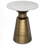 Leyla - Side Table - Antique Brass