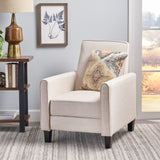 Upholstered Push Back Recliner Chair For Living Room