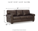 Colleton Sofa, Loveseat and Recliner - 52107U3