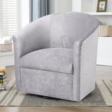 Eden - Swivel Chair With Upholstery And Hardwood Frame