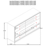 Prescott - 8 Drawer Dresser