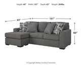 Gardiner Sofa Chaise and Ottoman - 52404U1