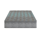 Comfort Care - 10" Hybrid Euro Top Mattress Plush Comfort - Blue / Gray - Twin Extra Long