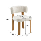 Ogin - Side Chair (Set of 2) - Beige / Gray