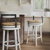 Stool With Natural Seagrass Seat