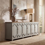 Colette - 6 Door Cabinet Sideboard - Brown
