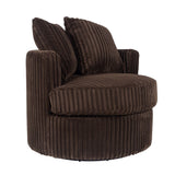 Swivel Upholstered Accent Chair For Living Room