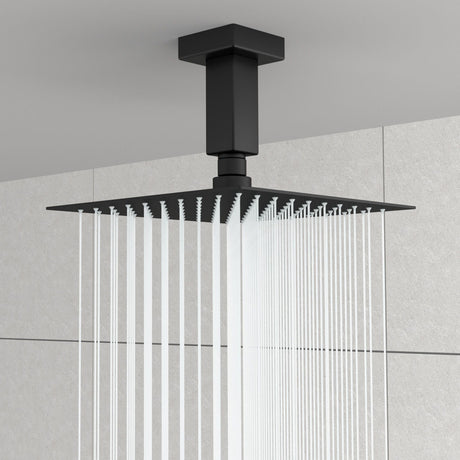Ceiling Mounted Shower Arm With Flange Stainless Steel