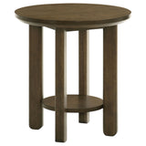 Crispin - Round Table With Lower Shelf